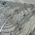 Security Razor Wire Sharped Concertina Rolls Coil Border Spiral Cross barbed type straight strand barbs